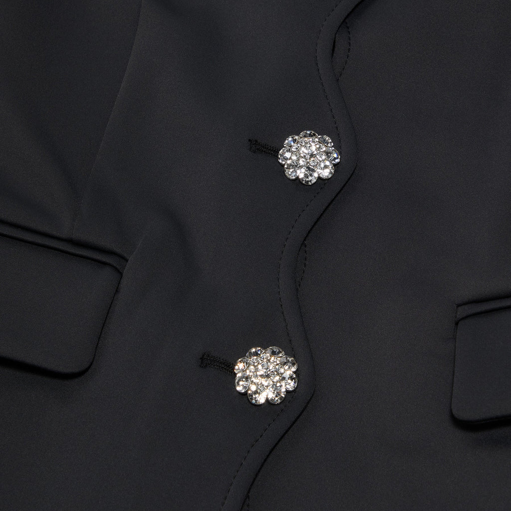 GANNI Structured Blazer (Phantom)