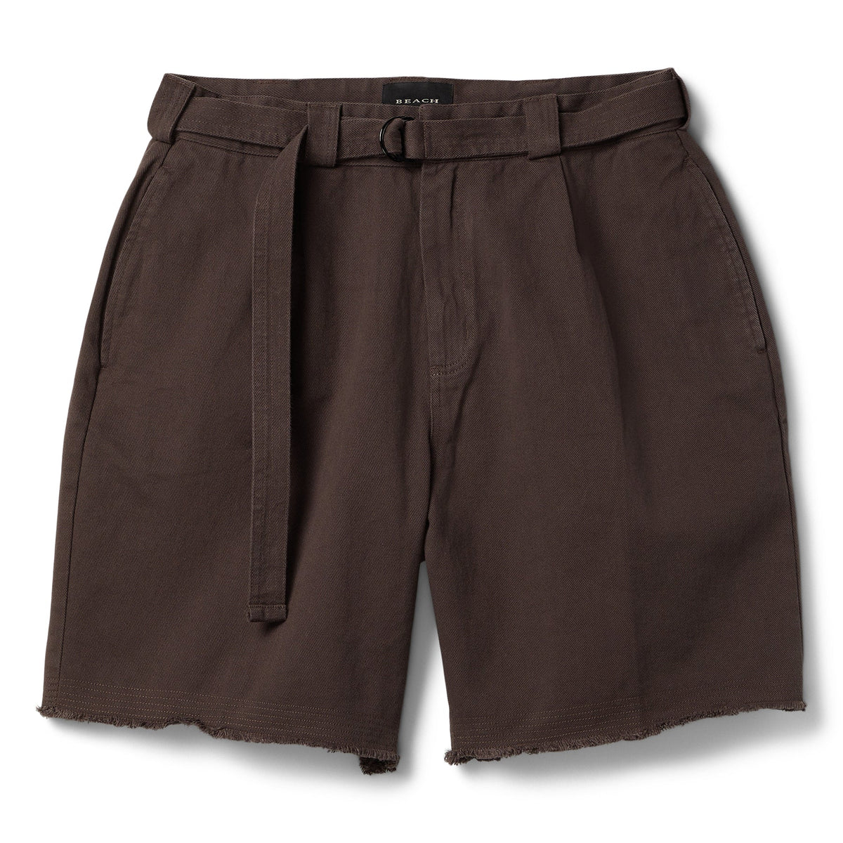 Beach Brains Pleated Suit Short (Dark grey)